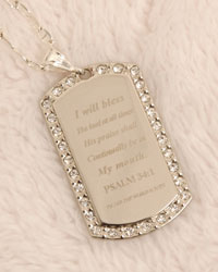 Necklace - Contact us in Hampton, Virginia, for more information on our air fresheners featuring several fragrances and inspirational bible passages to choose from.