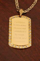 Necklace - Contact us in Hampton, Virginia, for more information on our air fresheners featuring several fragrances and inspirational bible passages to choose from.