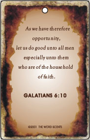 Air Fresheners - Contact us for more information on our gospel novelty items and air fresheners featuring a variety of fragrances and inspirational bible passages to choose from.