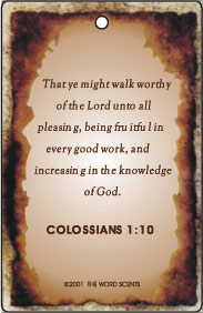 Air Fresheners - Contact us for more information on our gospel novelty items and air fresheners featuring a variety of fragrances and inspirational bible passages to choose from.