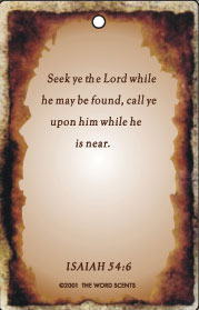 Air Fresheners - Contact us for more information on our gospel novelty items and air fresheners featuring a variety of fragrances and inspirational bible passages to choose from.