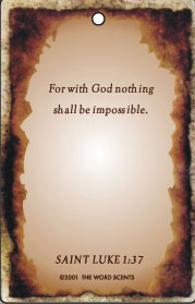 Air Fresheners - Contact us for more information on our gospel novelty items and air fresheners featuring a variety of fragrances and inspirational bible passages to choose from.