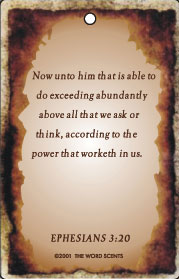 Air Fresheners - Contact us for more information on our gospel novelty items and air fresheners featuring a variety of fragrances and inspirational bible passages to choose from.